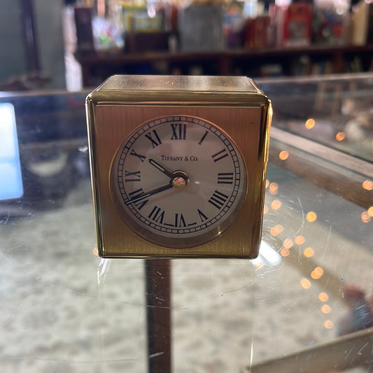 Vintage Tiffany & Co. Cube Clock