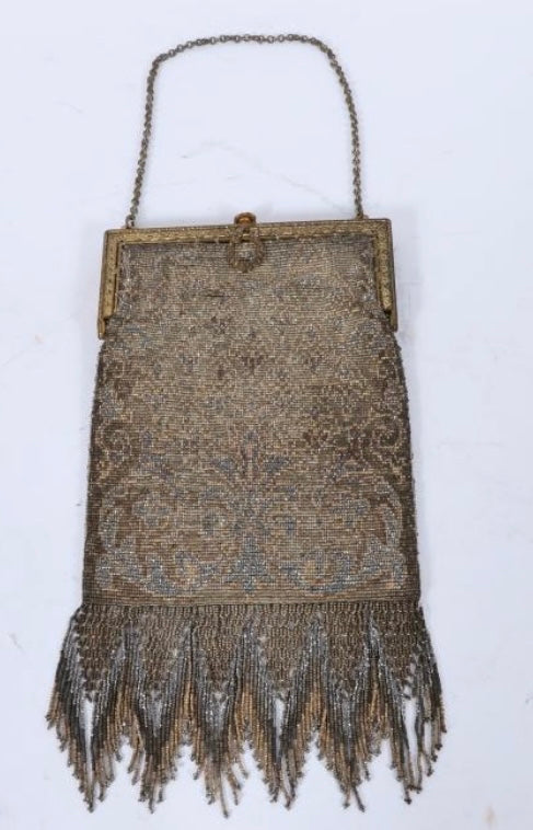 Antique Metallic Beaded Bag, museum collection