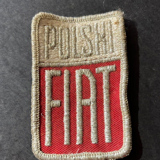 Vintage Fiat sew on patch