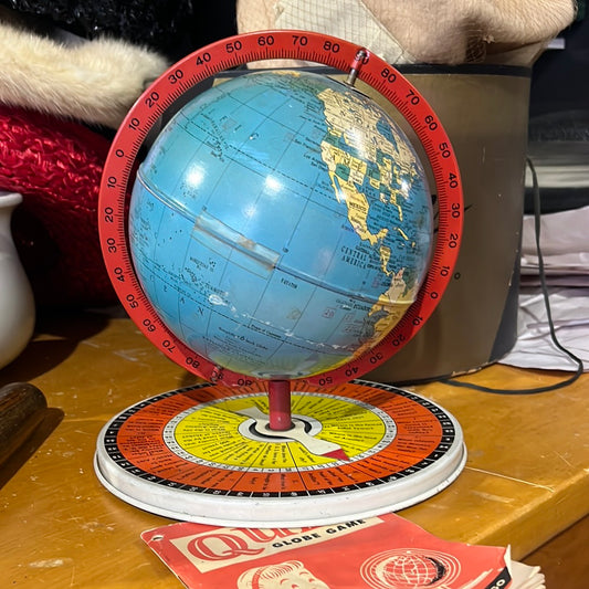 1953 Replogle Quiz Globe Game