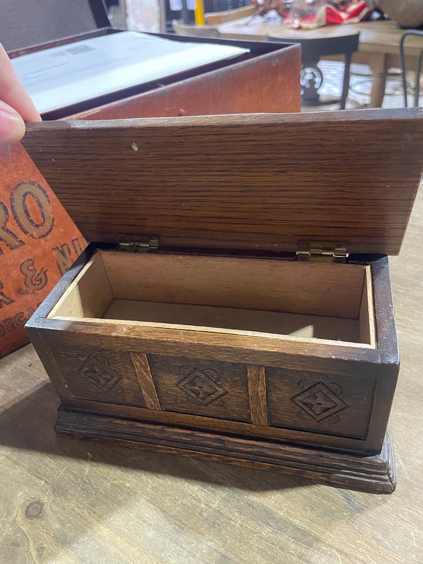 Wooden Irish Music Box
