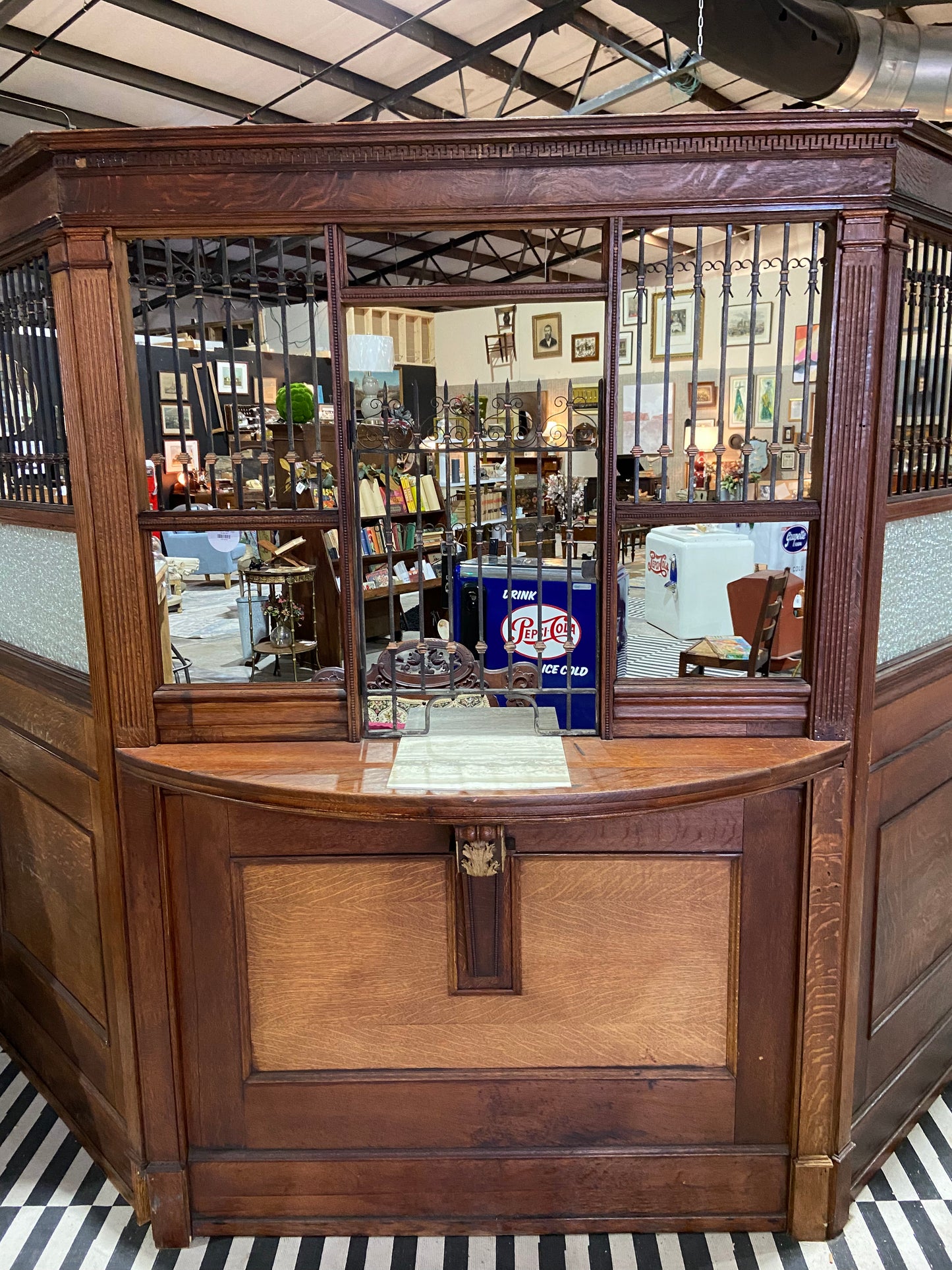 1870s Bank Teller Cage