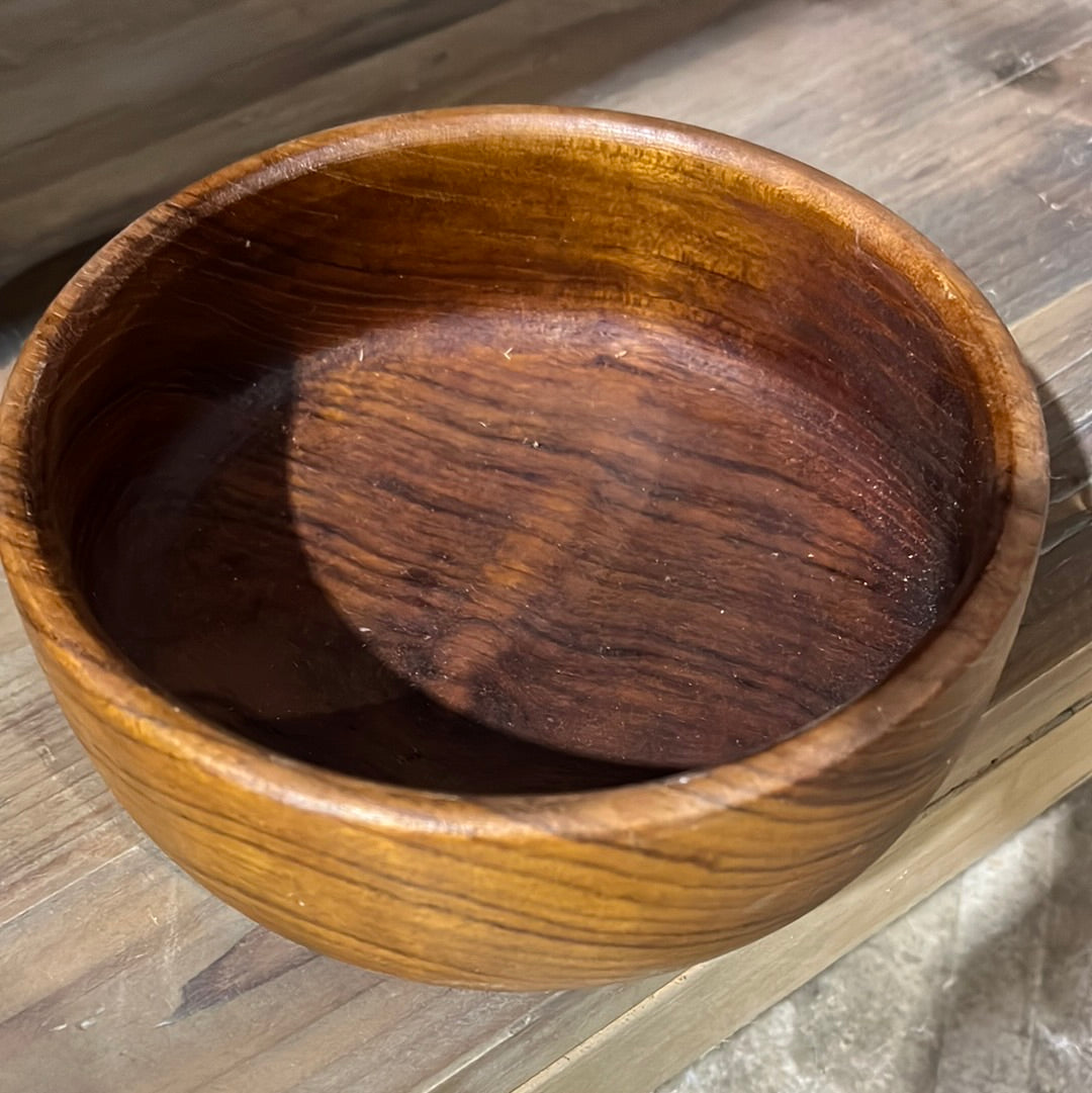 Small Vintage Wooden Bowl