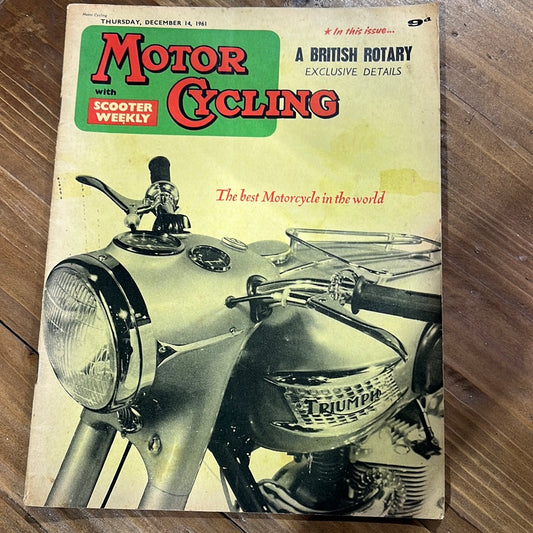 1961 Motor Cycling Magazine