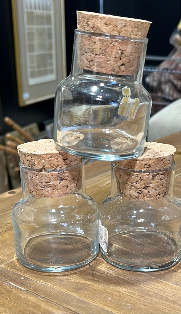 Corked Glass Jar