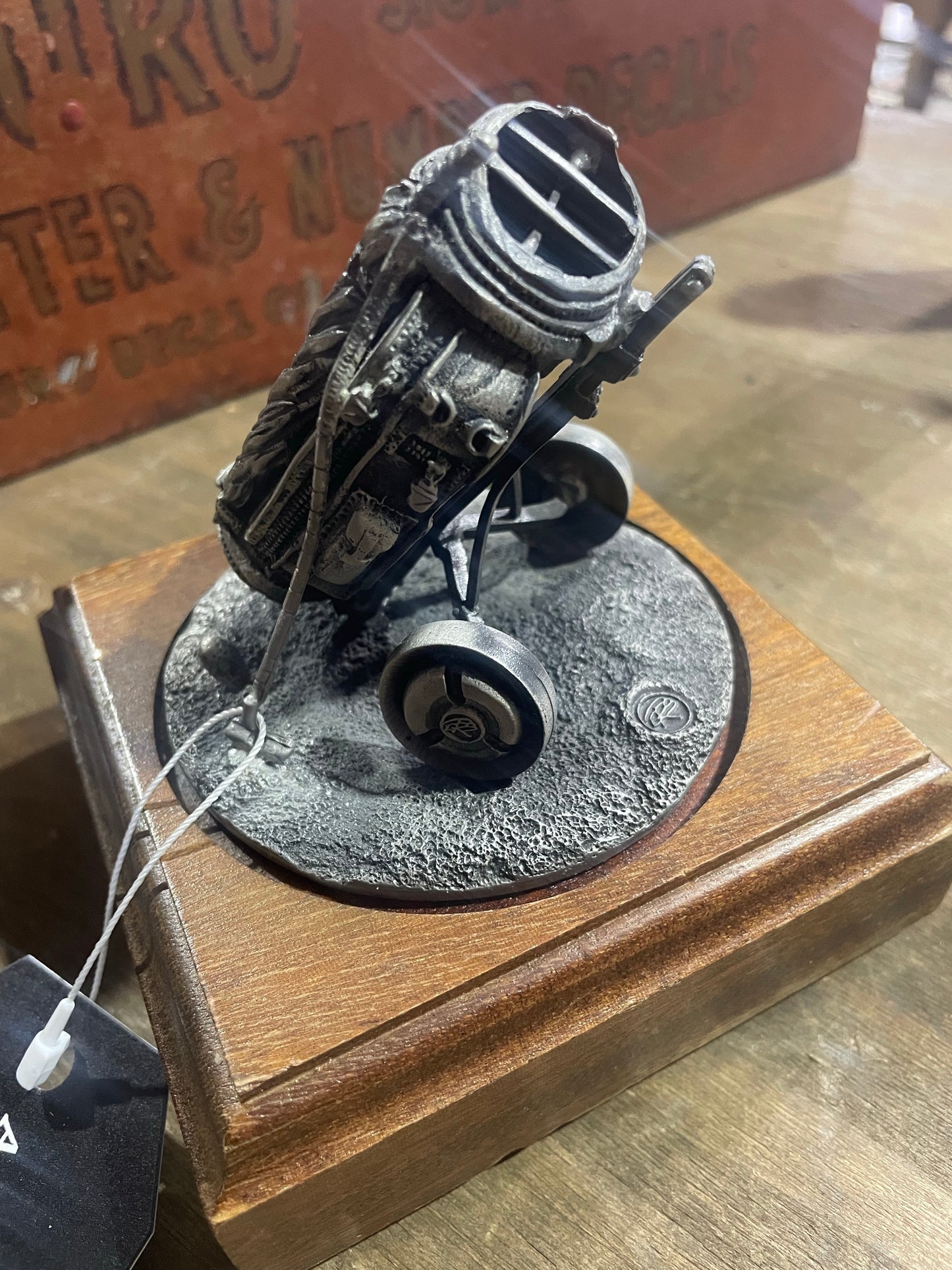 Pewter Golf Statue