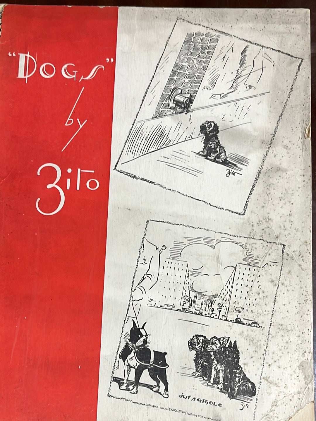 1937 Illustrated Dogs by Zito