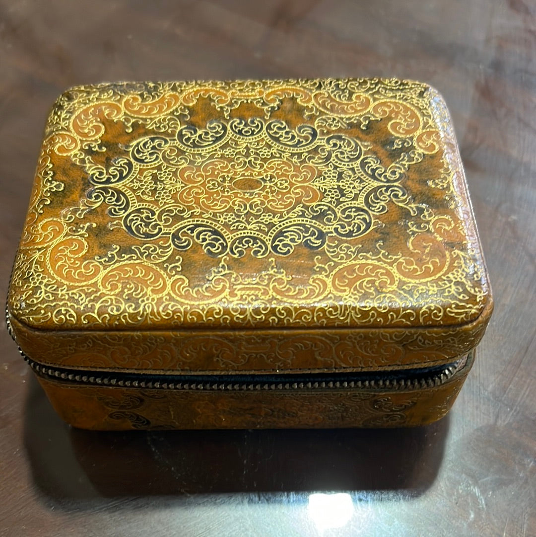 Vintage Italian Leather Box