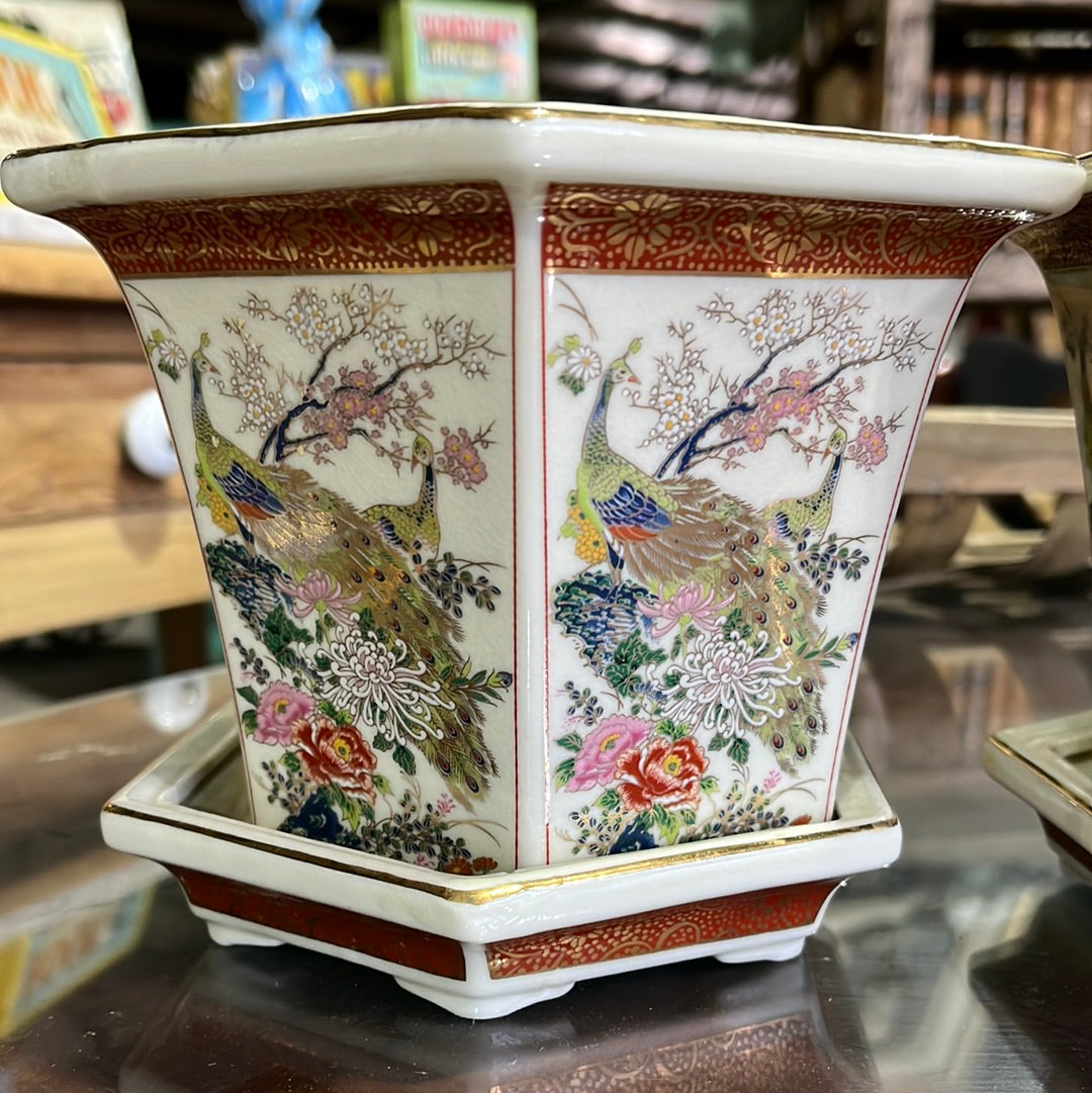 Vintage Satsuma Porcelain Pot