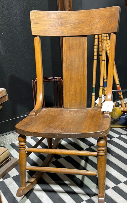 1900s Wooden Rocking Chair