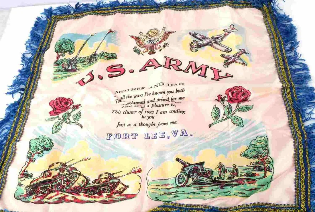 WWII MOTHER PILLOW CASE, Fort Lee