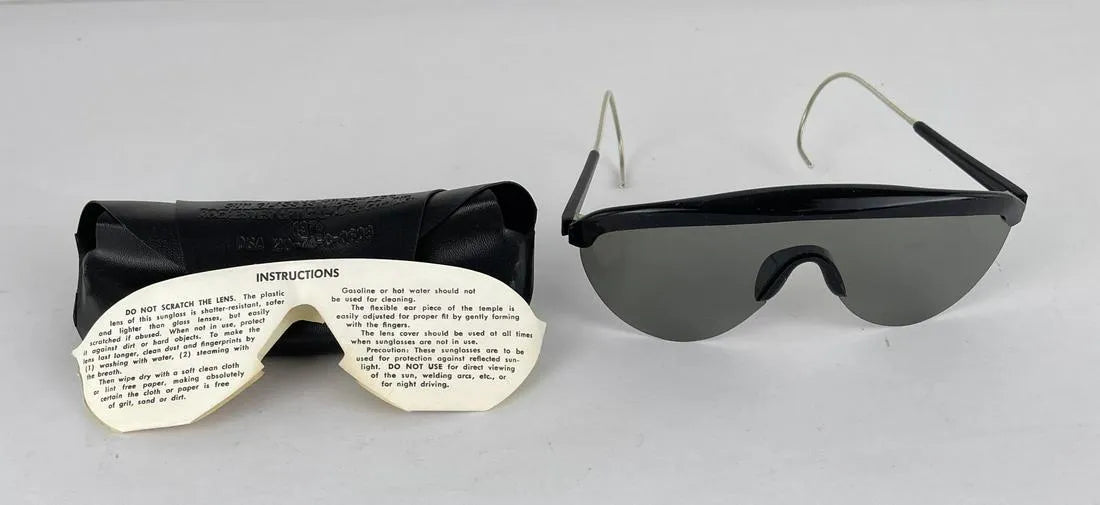 Vietnam War Aviator Sunglasses w/ Case