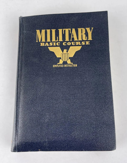 1940 Military Basic Course Instruction Book