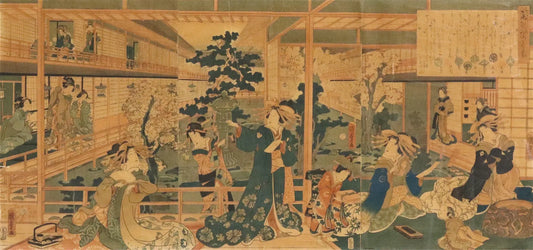 Early 1800s Japanese Woodblock Print