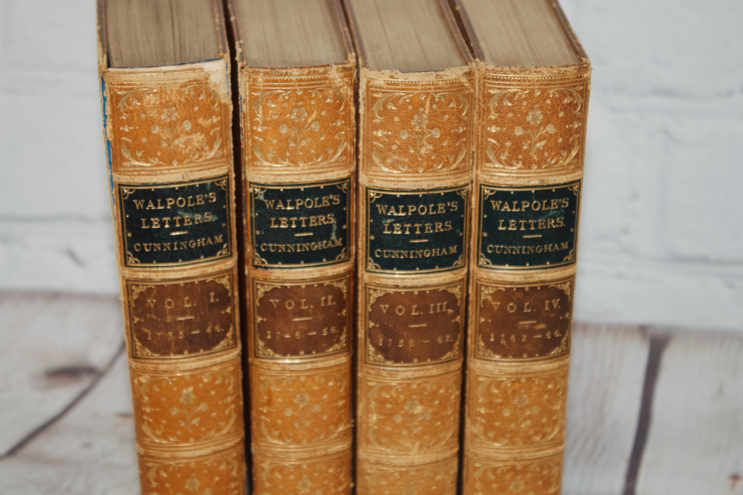 1857 Walpole's Four Volume Book Set