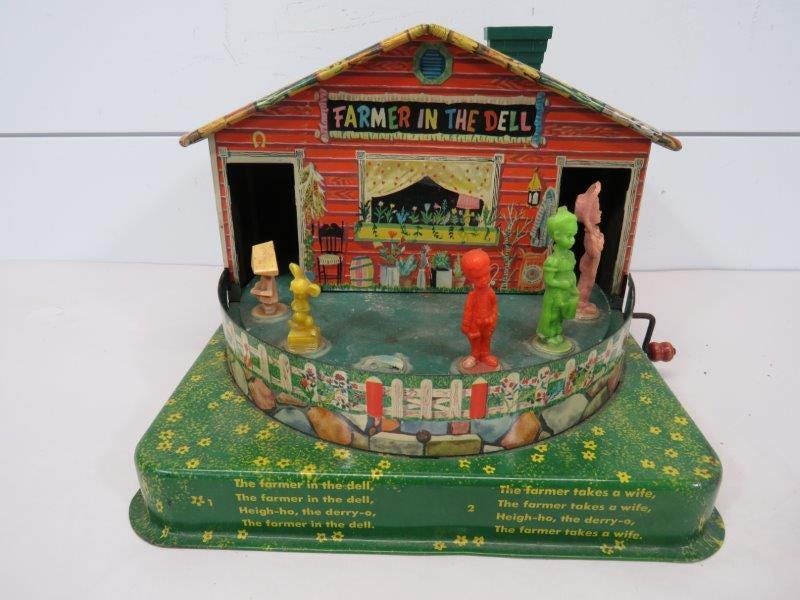 1953 Mattel Music Maker "Farmer in the Dell" Toy
