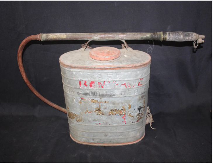 1957 Indian Backpack Fire Extinguisher