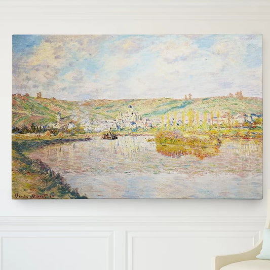 'Late Afternoon in Vetheuil' by Claude Monet Print