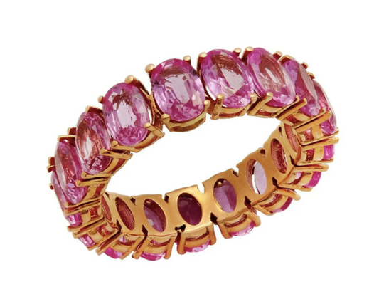 Pink Sapphire Band, 11 ct.