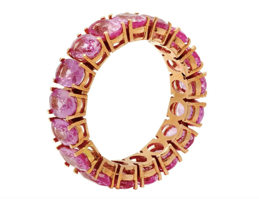 Pink Sapphire Band, 11 ct.