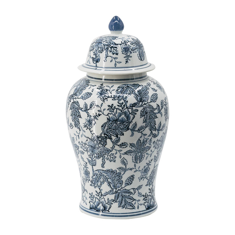 Porcelain Chinoiserie Ginger Jar