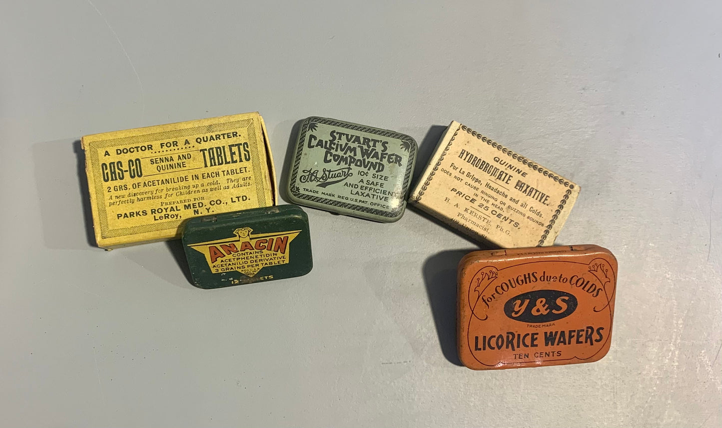 Set of 5, Early Medical Remedies