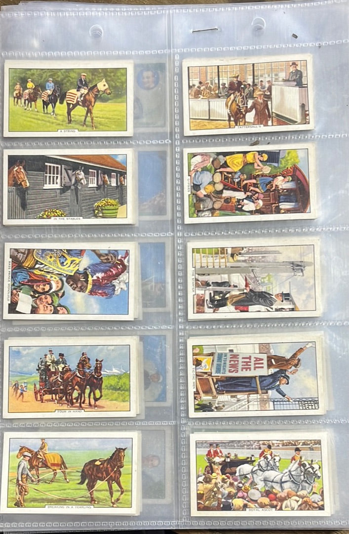 Racing Scenes set of 49 Cards