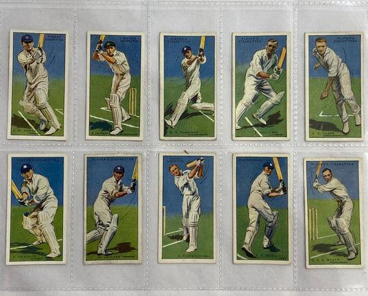 1930s Tobacco Cards, Cricket Players