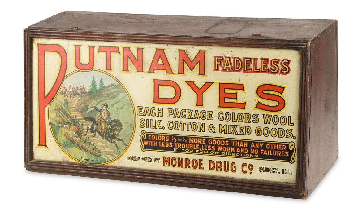 1920s Putnam Package Dye Cabinet