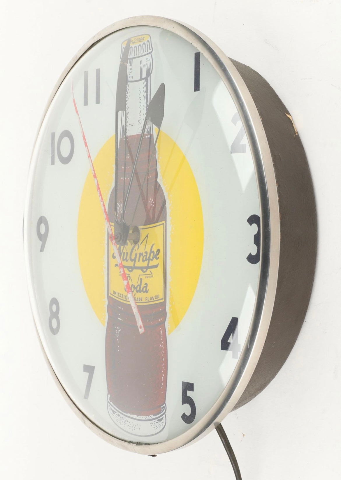 1950s Nugrape Soda Lighted Clock