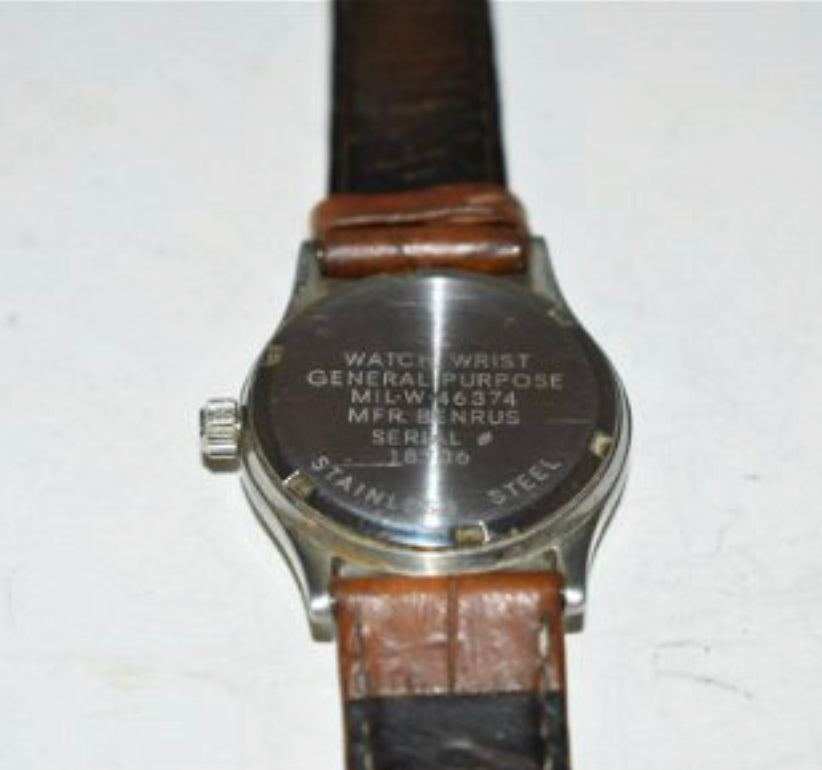 Benrus MIL-W-46374 Military Field Watch Serial 18706