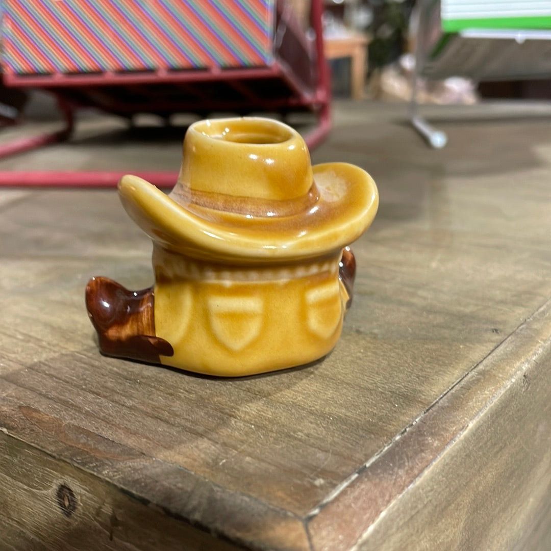 Hat and Boot Toothpick Holder
