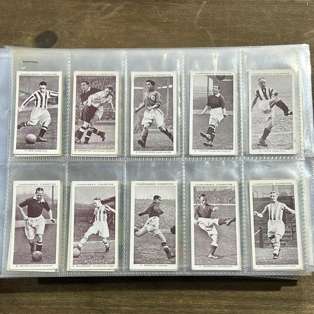 Association Footballers Tobacco cards, set of 50
