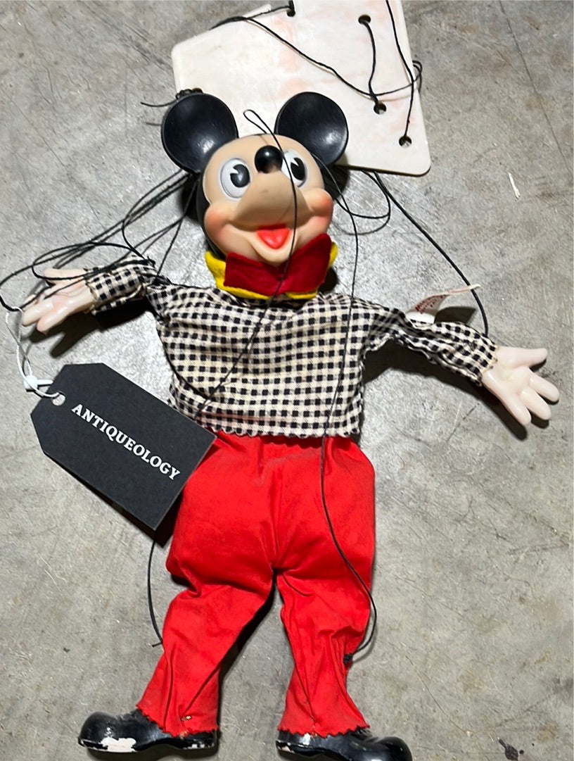 Walt Disney Gund Mickey Mouse Marionette