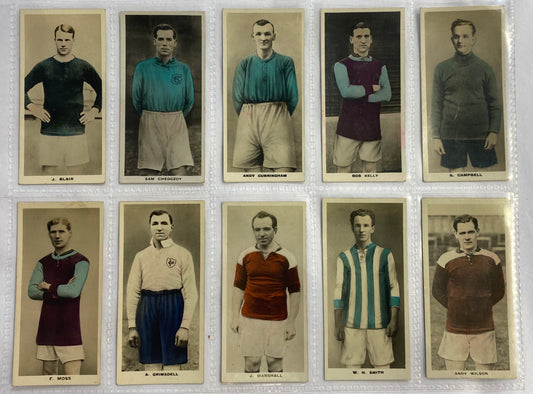 1930s Tobacco Cards, Footballers