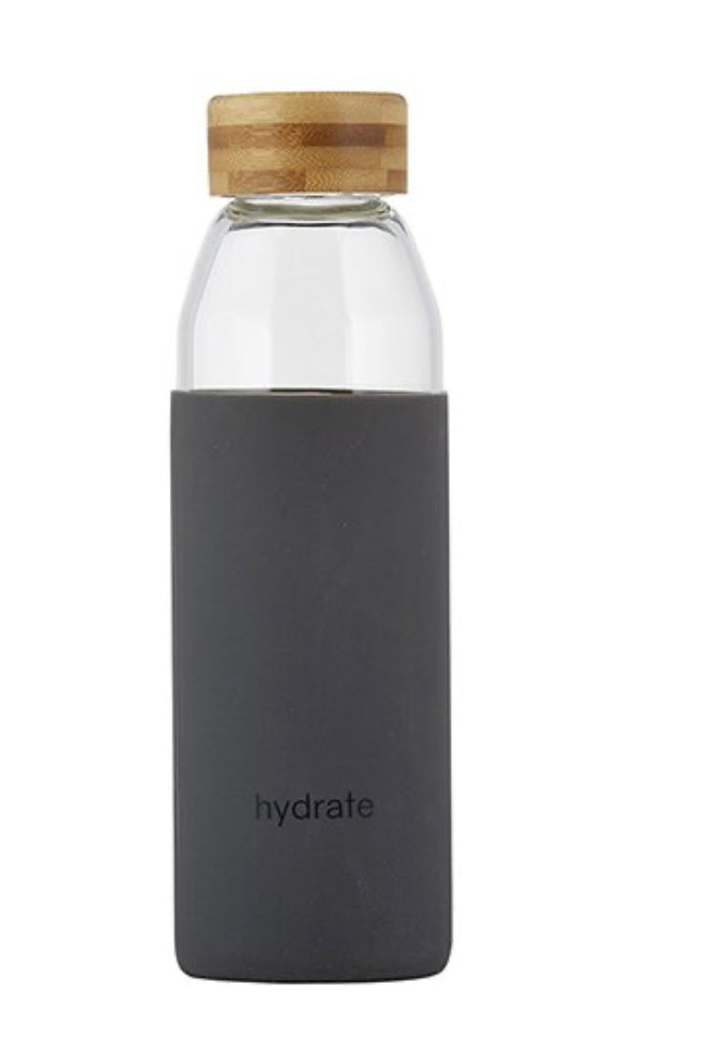 Glass Water Bottle, hydrate