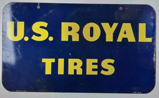 1962 U.S. Royal Tires Sign
