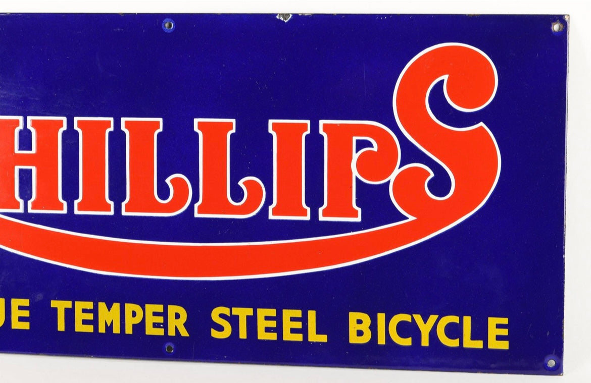 1940s Phillips Bicycles Agency Sign