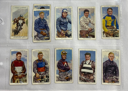 1930s Tobacco Cards, Speedway Riders