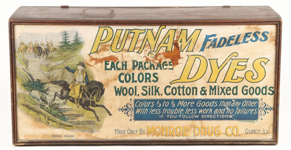 1920s Putnam Package Dye Cabinet