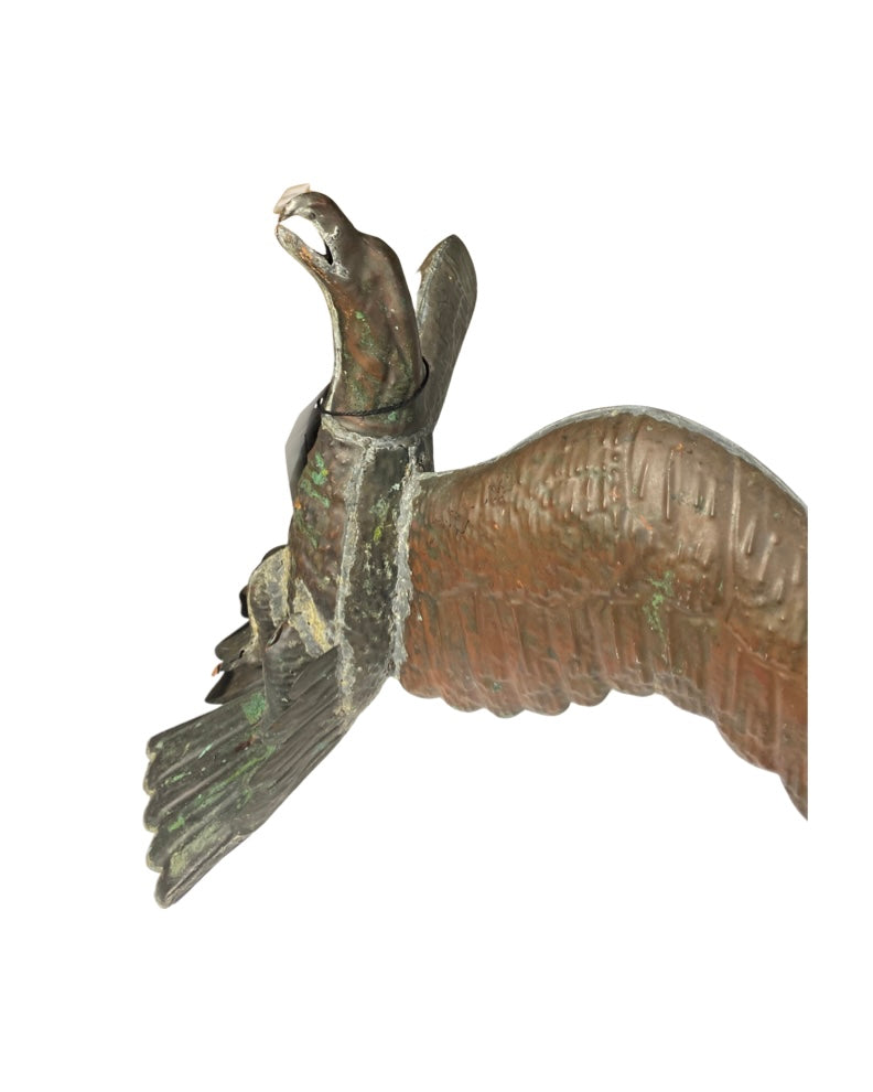 Antique Copper Eagle Weathervane