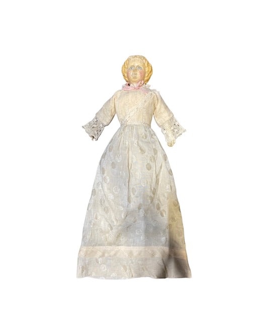 1850s Greiner Style Paper Mache Doll