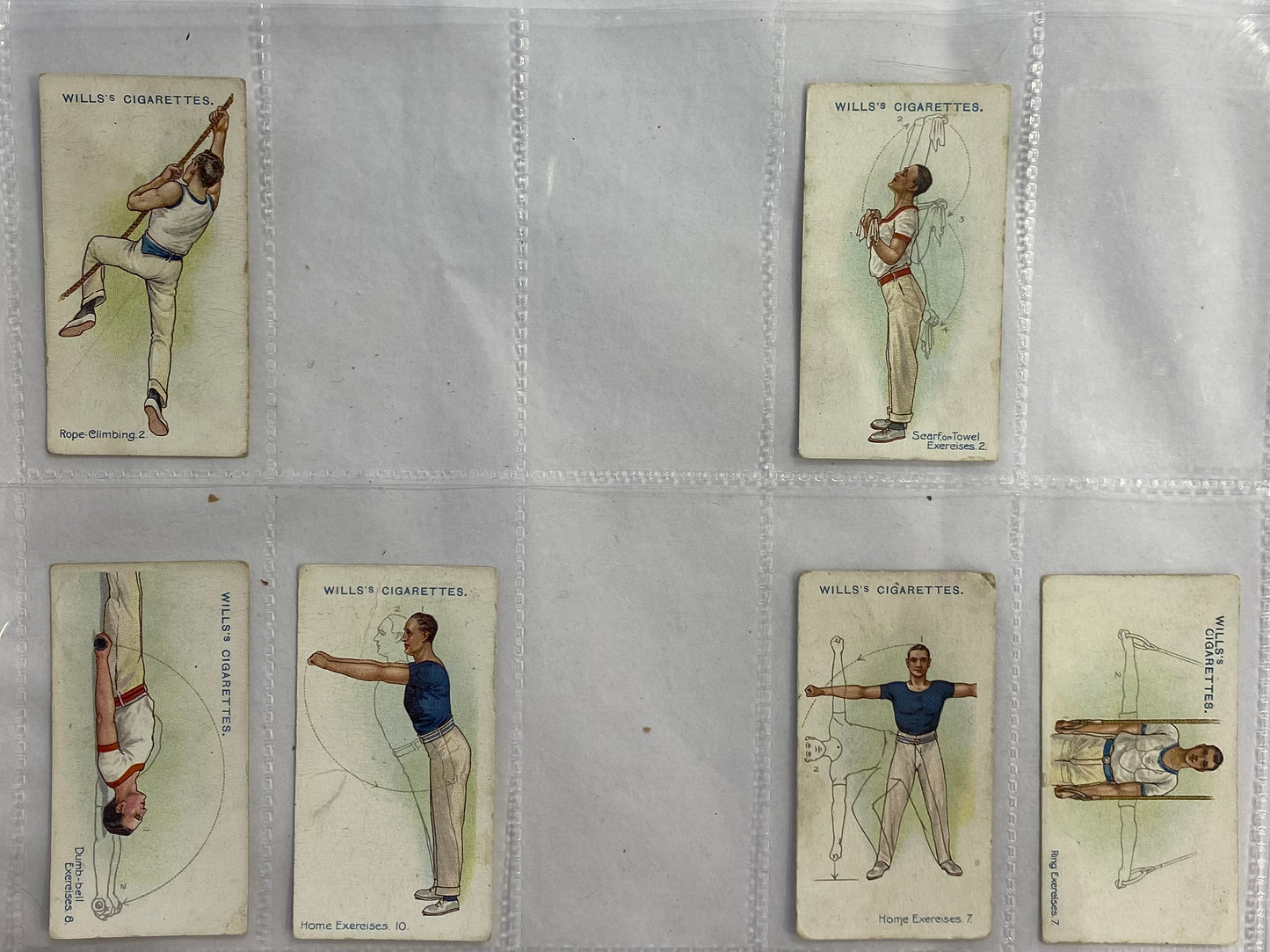 1930s Tobacco Cards, Exercise