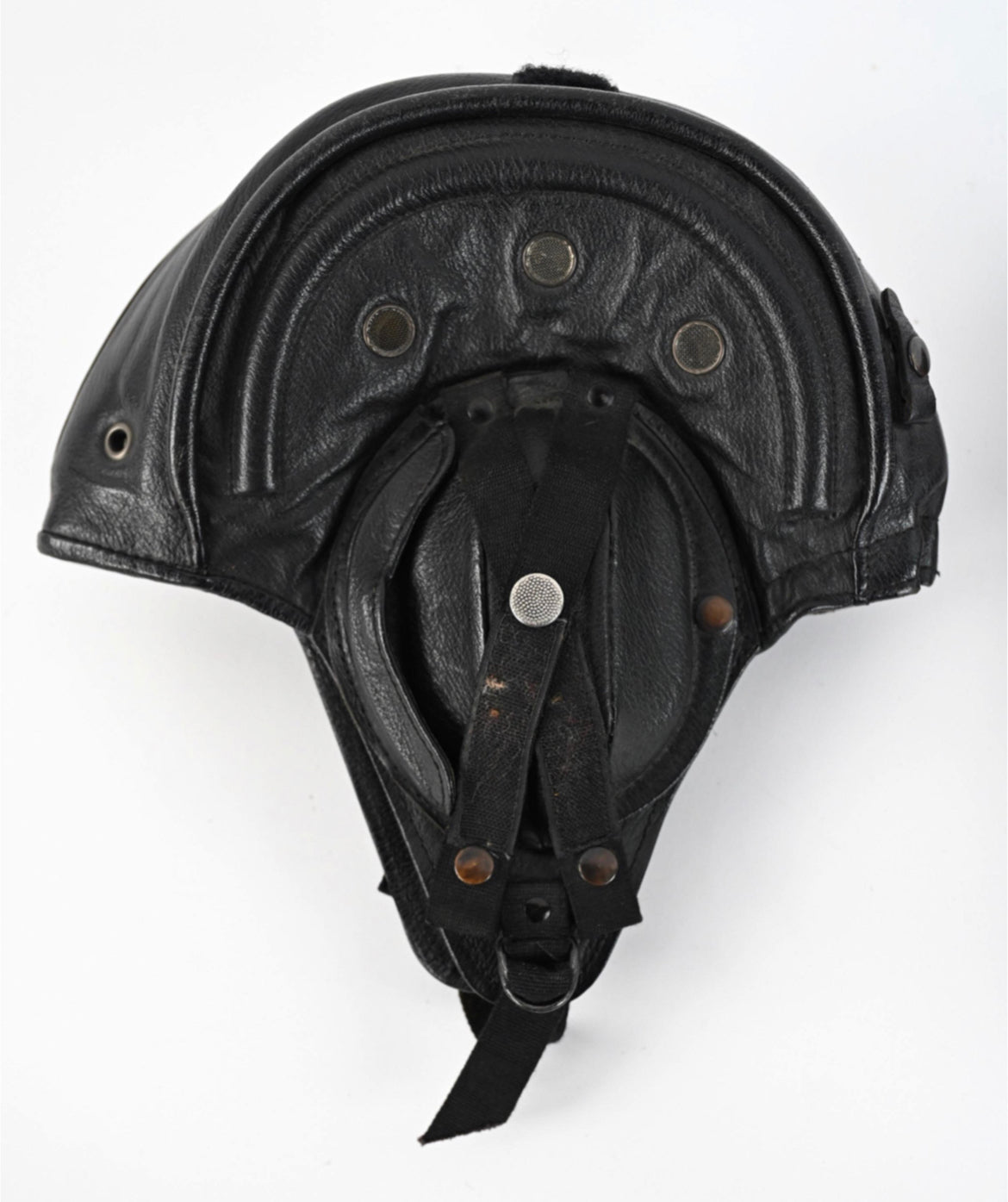 Rare 1972 Telemit Vandeputte leather helmet