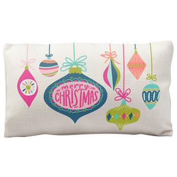 Merry Christmas Lumbar Pillow